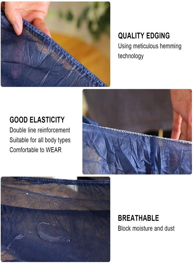 yuyte 20Pcs Unisex Disposable Nonwoven Underwear, Travel Briefs Panties One time Use Underwear, Spa Underpants Stretch for Bikini Panty for Travel Hotel Spa(Blue) - Image 4